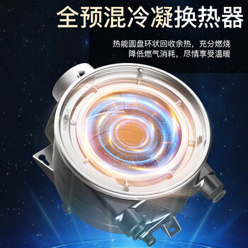 奥克斯（AUX）全预混冷凝壁挂炉一级能效天然气供暖采暖热水两用锅炉地暖暖气片LL1GBQ26-MA-QS350(S)