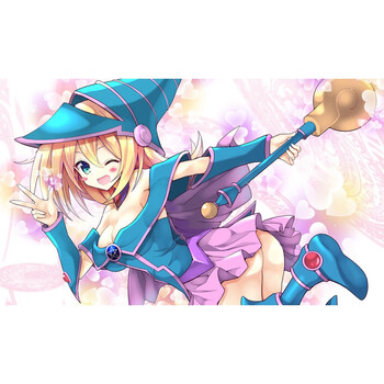 游戏王卡垫定制牌垫定做 大师规则四4 黑魔导女孩桌游垫超大桌布 6 印