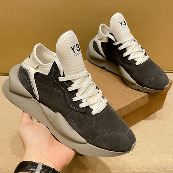y3奶酷灰色y3老爹鞋男官网情侣运动鞋欧洲站潮牌男鞋2022新款亚历山大