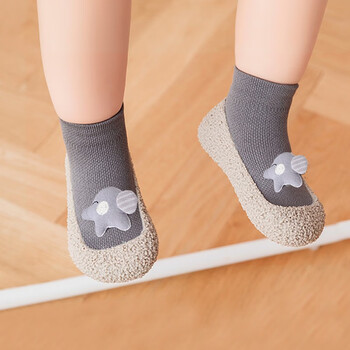 宝宝学步鞋春秋季防滑软底地板袜男童女童隔凉地板鞋儿童室内袜套早教