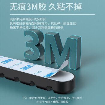 胜为（shengwei）桌面理线集线器 线路固定线卡扣夹绕线器电脑线束收纳耳机充电数据电源整理神器 ELX0001G