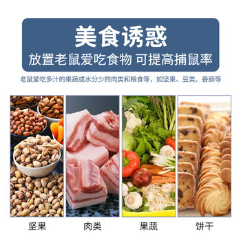 鼠道难老鼠夹子大号强力灭鼠家用商用室内一窝端笼驱逮扑抓捉捕鼠神器*6