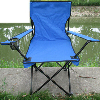 可折叠帆布椅子 大号户外折叠椅子 帆布靠背沙滩椅便携钓鱼野营野外