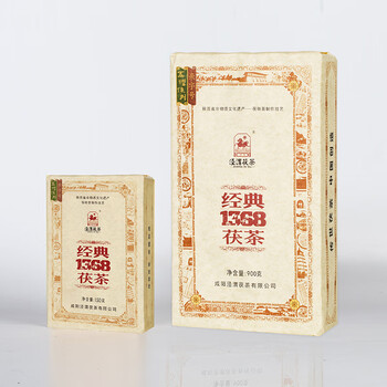 泾渭茯茶黑茶 过节礼品 咸阳茯茶 陕西特产 金花茯砖茶 经典1368 150g 泾渭茯茶黑茶 过节礼品 咸阳茯茶 陕西特产 金花茯砖茶 经典1368 150g