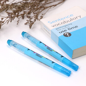 uni三菱浅色荧光双头记号笔(细0.6mm/粗4mm)可视窗 学生重点标记 PUS-102T 1支/袋 浅蓝色 uni三菱浅色荧光双头记号笔(细0.6mm/粗4mm)可视窗 学生重点标记 PUS-102T 1支/袋 浅蓝色