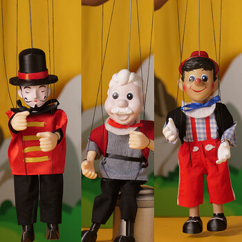 匹诺曹提线木偶玩偶幼儿园玩具人偶礼物定制教具木偶戏剧表演道具