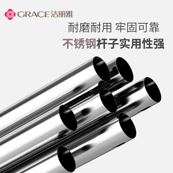 洁丽雅旋转拖把2布双驱家用免手洗懒人手压式瓷砖木地板清洁拖地