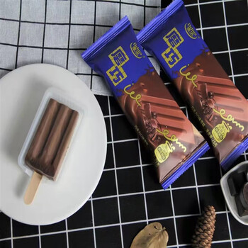 德华【30支整箱批】磨巧巧克力口味雪糕纯脂黑巧冰淇淋冷饮75g 德华磨