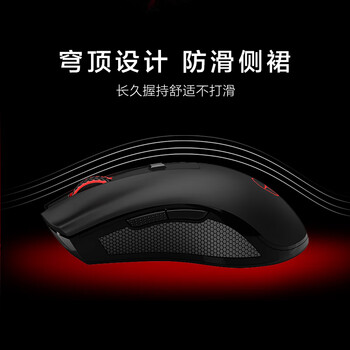 雷神（ThundeRobot）无线游戏鼠标ML201 无线2.4G鼠标 办公家用电竞鼠标2400DPI 长续航 绝地求生吃鸡cf 无畏契约 黑色