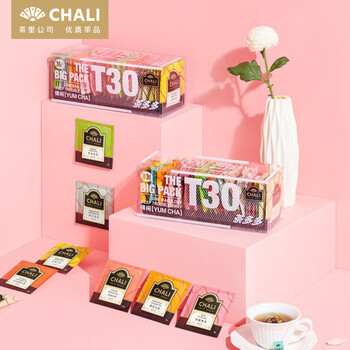 CHALI 冷泡茶包 水果茶 T30茶多多96g30包 15种多口味组合
