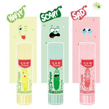 马培德(Maped)PVA固体胶棒21g 高粘度快干耐用胶棒 学生儿童手工DIY制作办公用品 颜色随机 746710CH情绪小怪兽 马培德(Maped)PVA固体胶棒21g 高粘度快干耐用胶棒 学生儿童手工DIY制作办公用品 颜色随机 746710CH情绪小怪兽