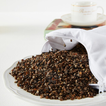 荞麦皮枕头硬乔麦枕芯家用护颈椎枕心学生低忱头单人学生宿舍 牵引枕