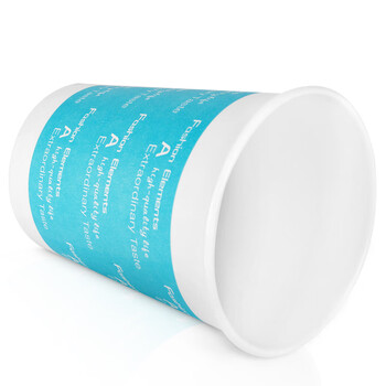 得力（deli）250ml(9盎司)加厚一次性纸杯 水杯100只装 办公用品 蓝色