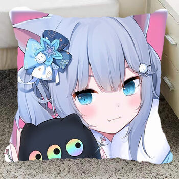 uhfv小米生态家居通用猫羽雫抱枕二次元动漫周边同款可爱枕套送男女