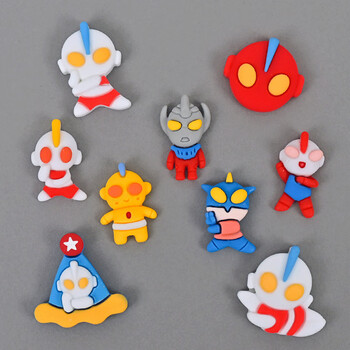 可爱3d立体儿童贴纸卡通公仔杯子贴画水壶装饰粘保温杯 奥特曼(9枚)