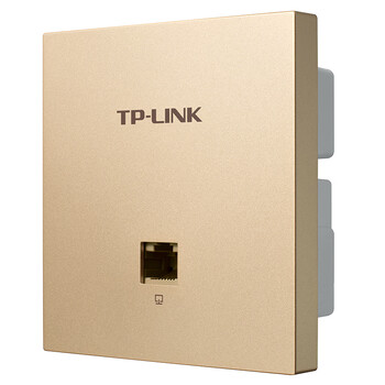普联（TP-LINK）AX3000双频千兆面板AP大户型全屋wifi6无线mesh组网 PoE供电AC管理 TL-XAP3002GI-PoE薄款香槟金