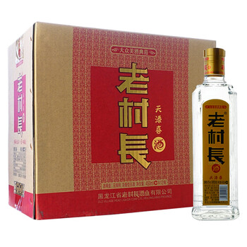 东北特产老村长酒香满堂乐醇迎香香遇老村长春夏秋冬天添喜450ml12瓶