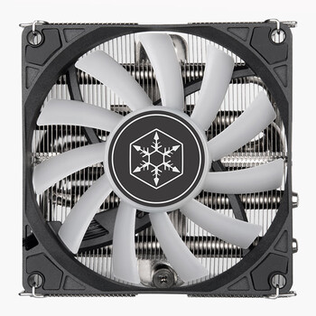 银昕（SilverStone）下压式CPU散热器HYH90（支持AMD AM5.INTEL 1700多平台/四热管/适配ITX机箱/PWM风扇)