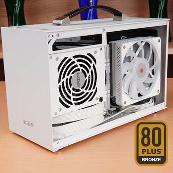 超频3（PCCOOLER）GI-FX500白 额定500W  SFX电源 (支持3060显卡/主动式/铜牌认证）