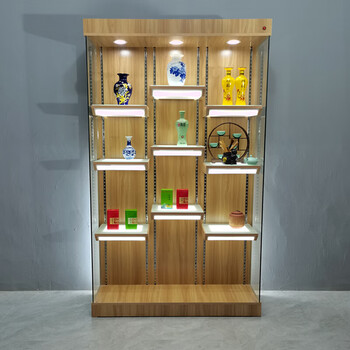 柜无异味玻璃展柜公司模型白酒展示架乐高模型货柜 100*40*200免烤漆