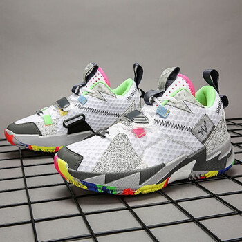 lkxk威少3代篮球鞋男首发三代简版日落东单实战男女鞋2 银灰色 41