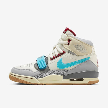 耐克(nike)耐克 nike air jordan legacy aj312男鞋 白灰蓝 复古篮球