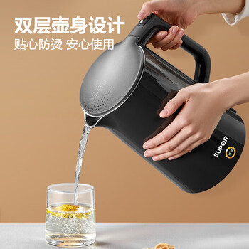 苏泊尔（SUPOR） ZMD安心系列 PTC机械保温 一键保温 双层无缝内胆 1.7L大容量 电水壶SW-17S15A