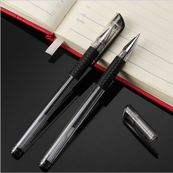 创意学生文具 卡通中性笔签字笔 黑色水笔中性笔0.