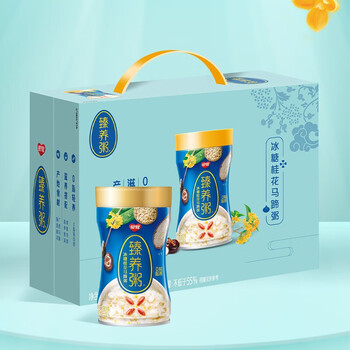 银鹭臻养粥冰糖桂花马蹄粥280g*12罐整箱礼盒装速食送礼礼盒 冰糖桂花