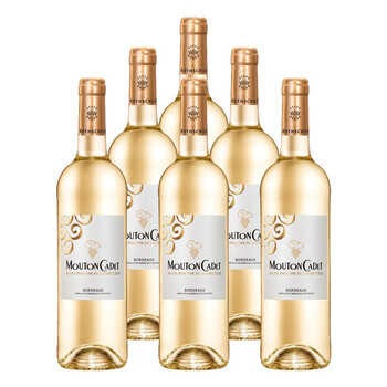 酒牧旗舰店木桐嘉棣moutoncadet葡萄酒红酒干红干白法国波尔多罗斯柴
