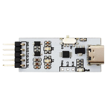 丢石头 CH340 USB转TTL串口模块 usb转uart串口模块 STC下载器 刷机模块 进阶版 type-C接口