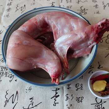 兔肉现杀速冻整只兔子肉每只2斤左右农家散养 现杀兔子肉1只