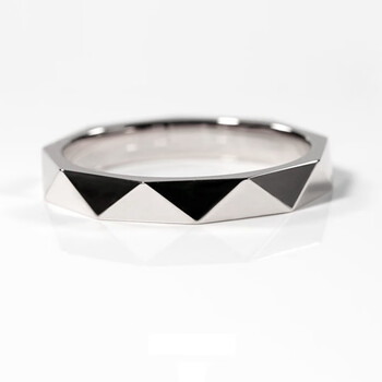 drod情侣对戒轻奢小众设计菱形钻戒一对男女定制刻字订结婚礼物戒指