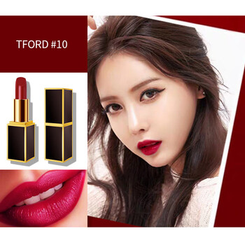 ford)tf口红保湿滋润16#番茄红80#红棕色女学生显白款 tf10#人气樱桃