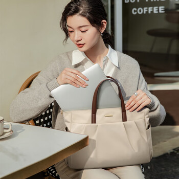 高尔夫（GOLF）手提电脑包女14/15英寸笔记本商务公文包单肩托特包斜挎包送女友