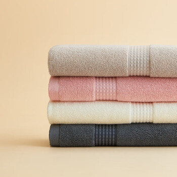 HOYO日本毛巾纯棉A类新疆棉洗脸洗澡男女士吸水速干毛巾2条装 34*76cm