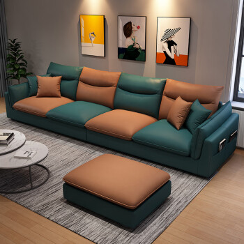 免洗科技布沙发客厅整装轻奢大小户型可拆洗北欧简约现代布艺沙发oe