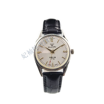 妃袖国表经典上海钻石手表机械表男士手动上发条17钻复古8120机芯