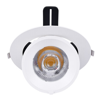 灯客厅牛眼灯cob象鼻灯服装店商用筒灯铺 12w开孔75飞利浦配置3000k