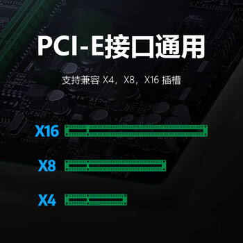 佳翼（JEYI）NVME转接卡 兼容PCIe5.0/4.0/3.0 PCie转M.2 X4扩展卡 SSD固态硬盘盒扩展卡 兼容X8X16