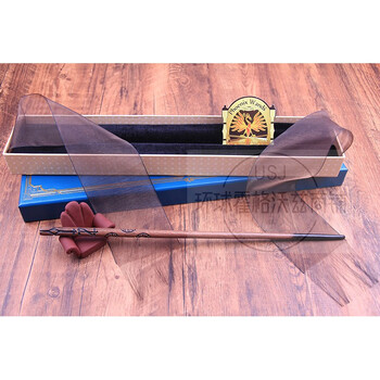 魔杖环球原版周边赫敏接骨木可互动魔法棒cosp纪念品礼物 塞德里克