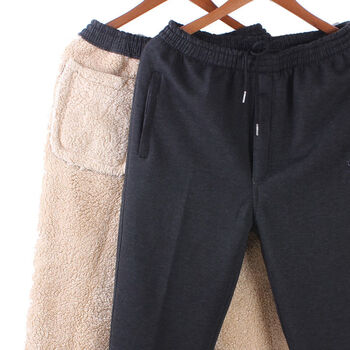 老头老人穿的松紧带裤子老爷爷棉裤老人裤子男松紧腰爸爸中老年加绒