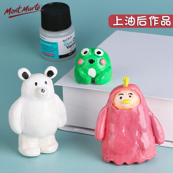 蒙玛特(Mont Marte)粘土上光油60ml 陶泥上光剂手办泥塑黏土保护剂儿童diy手工陶艺雕塑防水亮光剂MMSP2003 速写 马克笔绘画