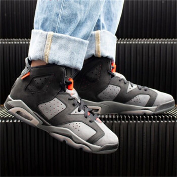 橄榄绿淡黄刺绣大巴黎樱木花道樱花粉反光银男女运动鞋乔6 aj6大巴黎