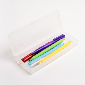 KACO文具盒简约半透明磨砂笔盒学生大容量爱可铅笔盒ins收纳盒办公简约收纳笔盒磨砂白K1521 KACO文具盒简约半透明磨砂笔盒学生大容量爱可铅笔盒ins收纳盒办公简约收纳笔盒磨砂白K1521