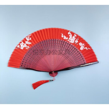 古风折扇扇子古风折扇中国风红色古代汉服舞蹈扇酒吧蹦迪好开合顺滑折叠扇轻奢高档紫红色咏梅酒红小流苏 图片价格品牌报价 京东