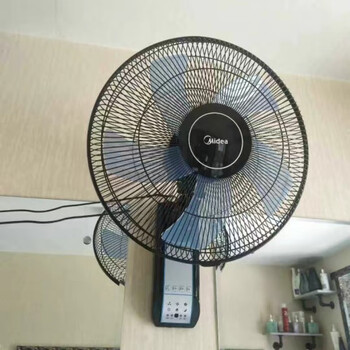 美的(midea)电风扇壁扇五叶款家用商用16寸摇头挂式电风扇fw40-11ar