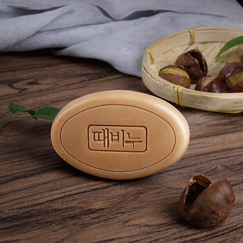 無瑾花 韩国进口 花蜜栗皮磨砂洁面皂90g蜂蜜香型 沐浴洗澡皂去角质男女