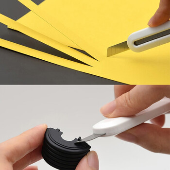 KACO乐迈美工刀桌面办公用品学生文具裁纸刀 白色(吸卡装)K1416 KACO乐迈美工刀桌面办公用品学生文具裁纸刀 白色(吸卡装)K1416