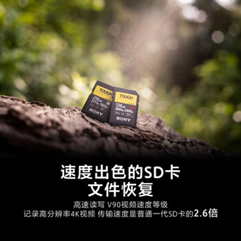 索尼（SONY）64GB SD存储卡 SF-G64T/T1 SF-G系列 TOUGH规格三防卡  读取300MB/S写入299MB/S 相机内存卡
